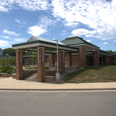 Ada Elementary School building entrance