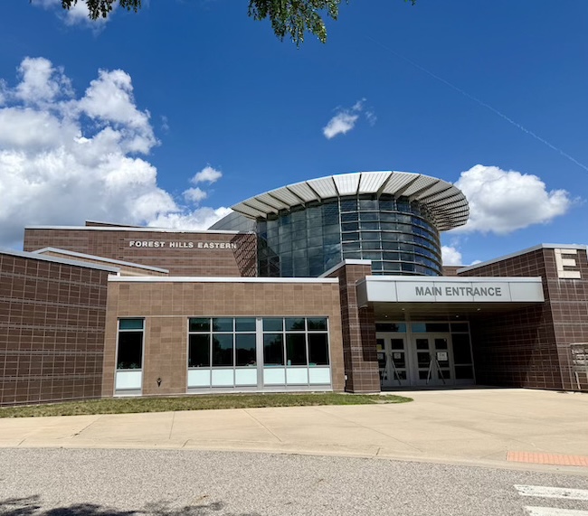 Front of Eastern High School