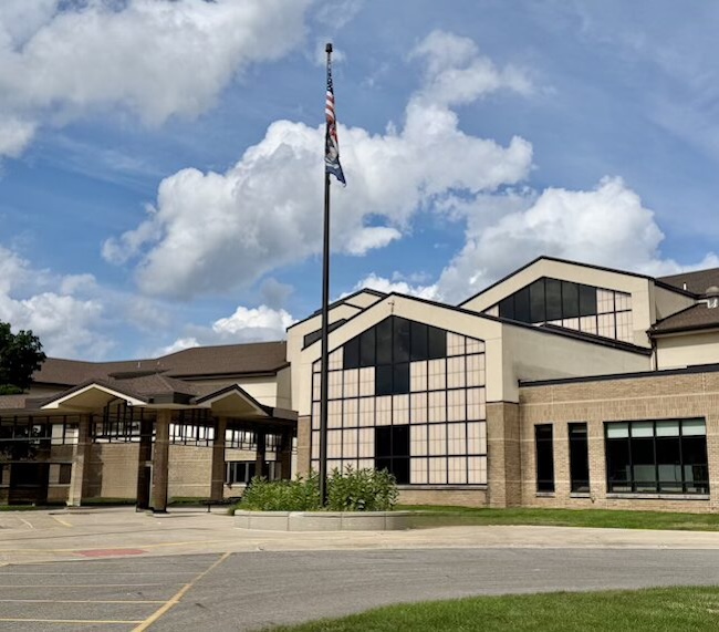 Front Entrance of Meadow Brook Elementary