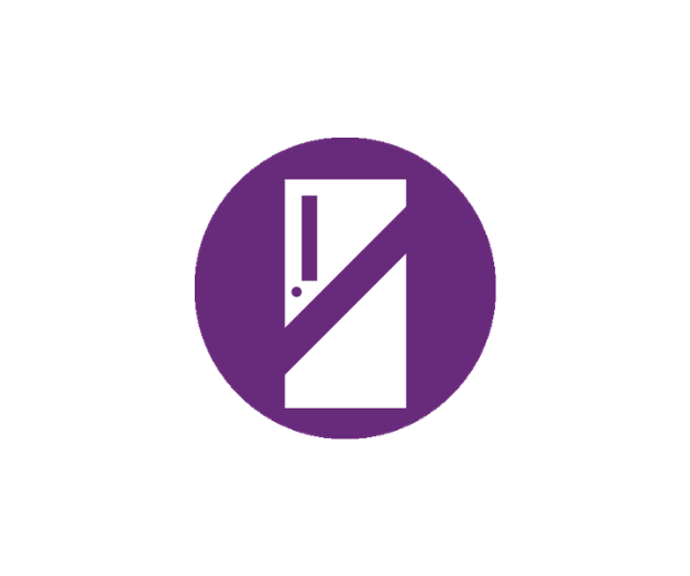hold purple symbol