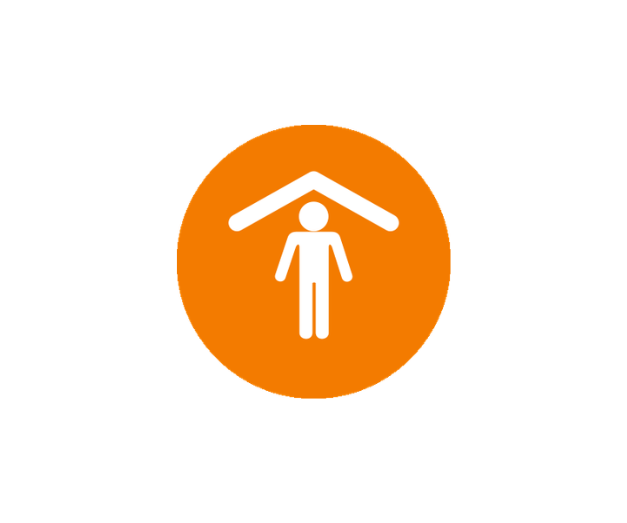 shelter orange symbol